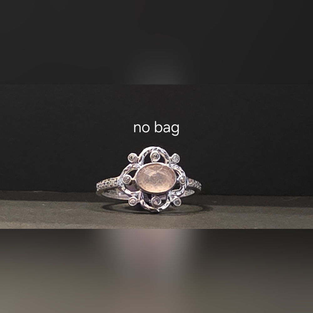BP Ring.  Peach Stone.